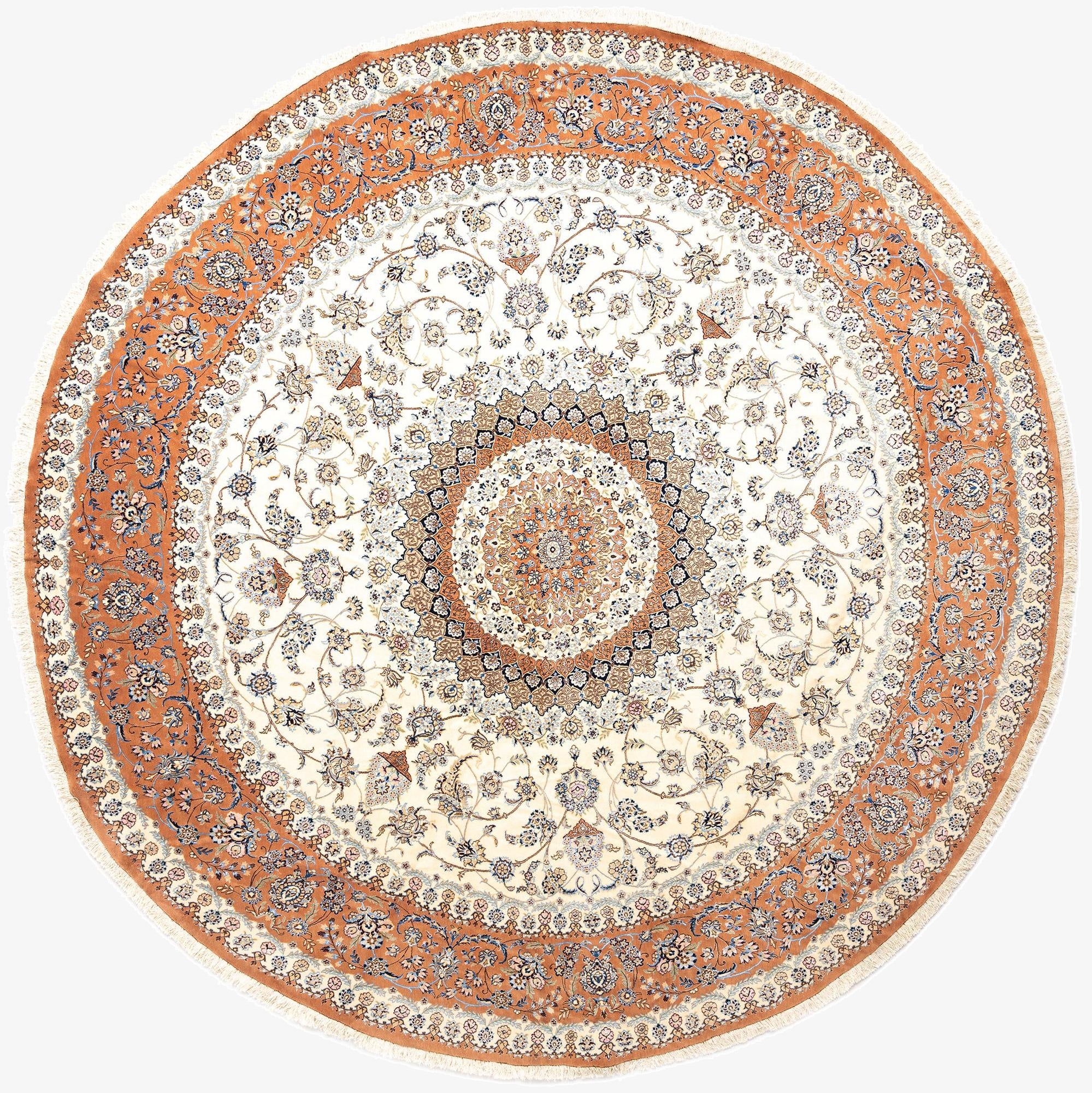 13' 9 x 13' 9 Nain Wool Round Rug