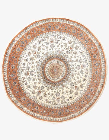 13' 9 x 13' 9 Nain Wool Round Rug