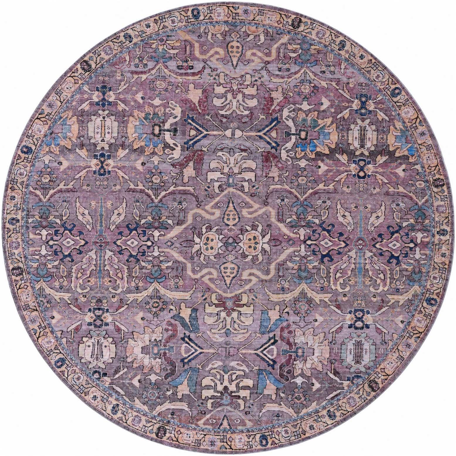 320cm x 320cm Nostalgia Rund Teppich