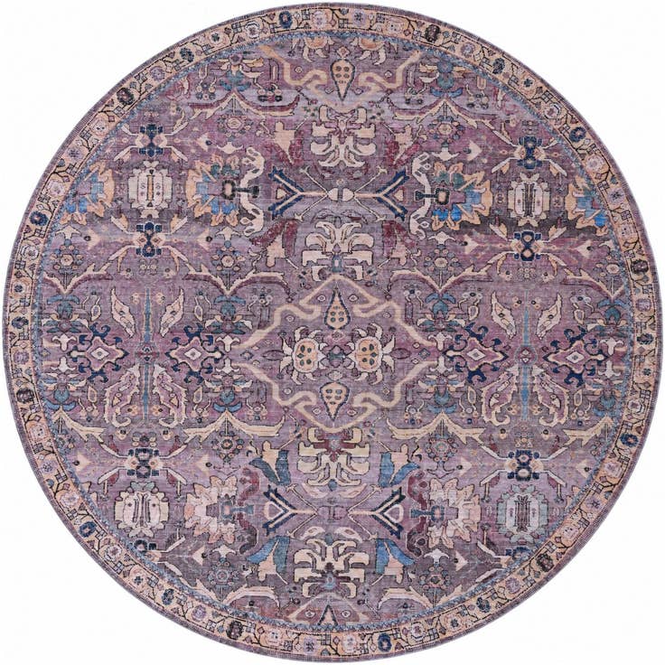 Detailansicht von 320cm x 320cm Nostalgia Rund Teppich