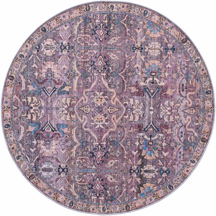 185cm x 185cm Nostalgia Tapis Rond