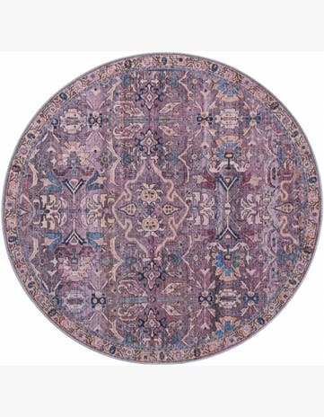 5' x 5' 3 Nostalgia Round Rug