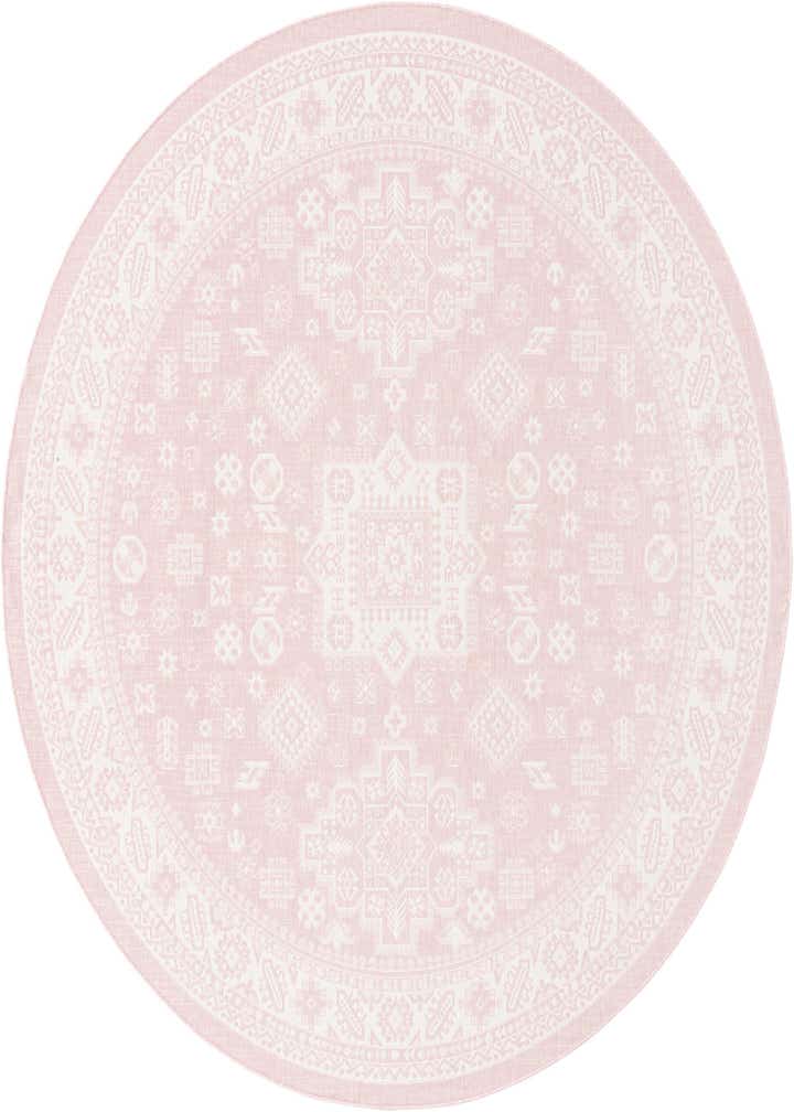 10' x 10' Easy-Clean Aztec Indoor / Outdoor Round Rug