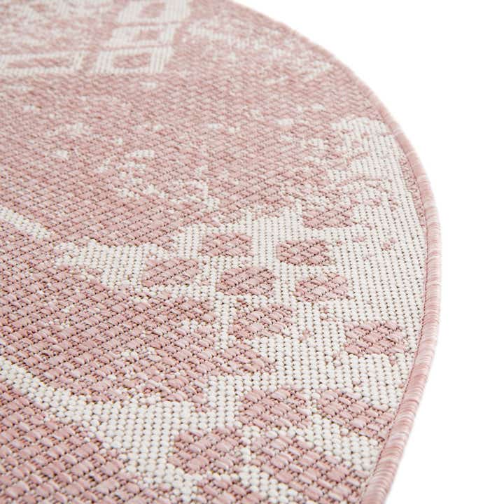 13' x 13' Easy-Clean Bohemian Indoor / Outdoor Round Rug