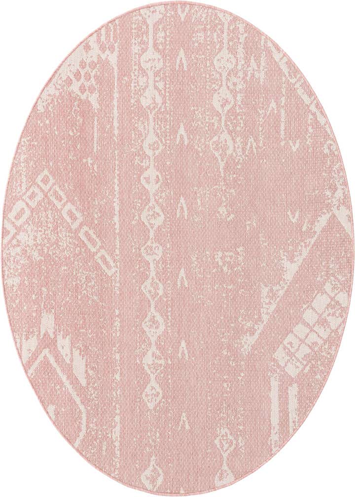 6' x 6' Easy-Clean Bohemian Indoor / Outdoor Round Rug