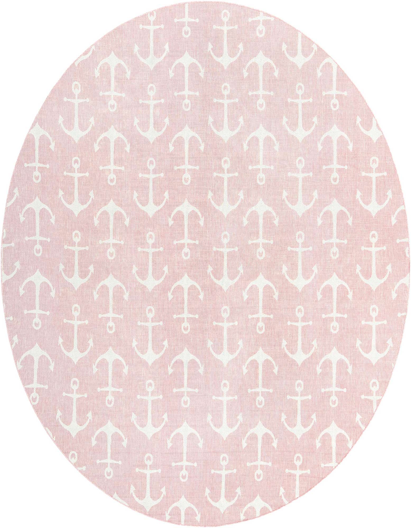 13' x 13' Easy-Clean Coastal Indoor / Outdoor Round Rug