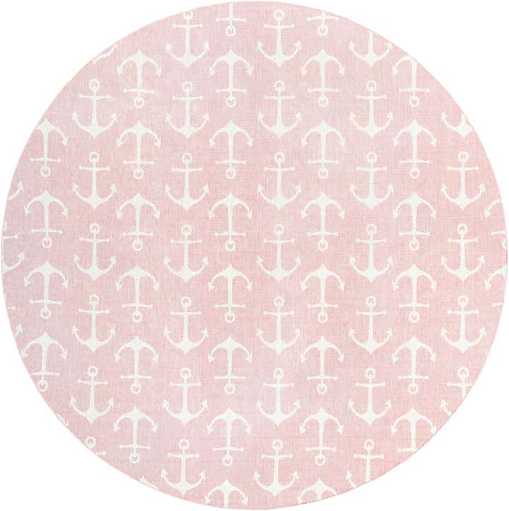 13' x 13' Easy-Clean Coastal Indoor / Outdoor Round Rug