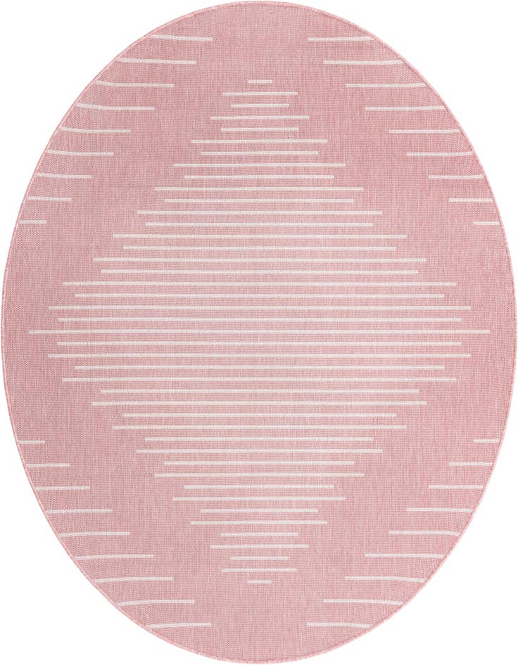 Detail image of 13' x 13' Easy-Clean Modern Indoor / Outdoor Round Rug