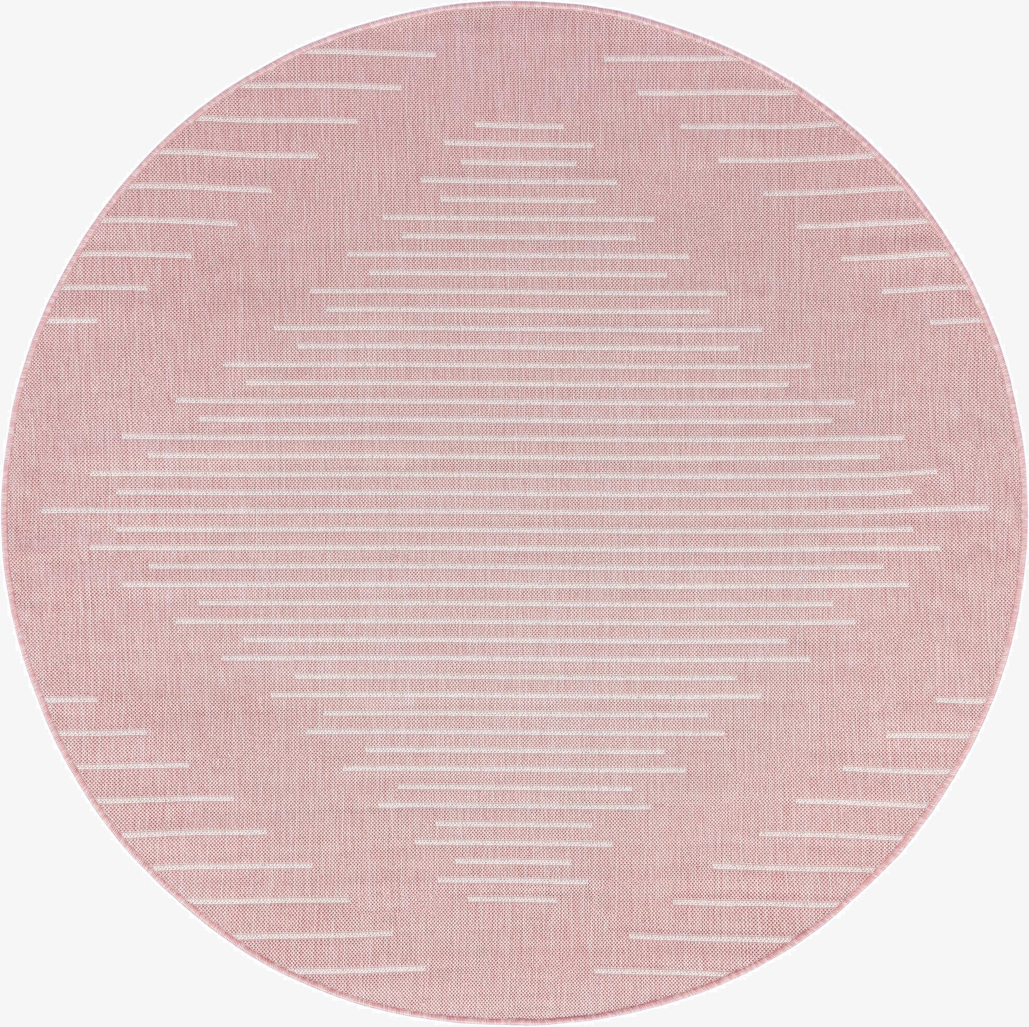 6' x 6'  Washable Modern Indoor / Outdoor Round Rug