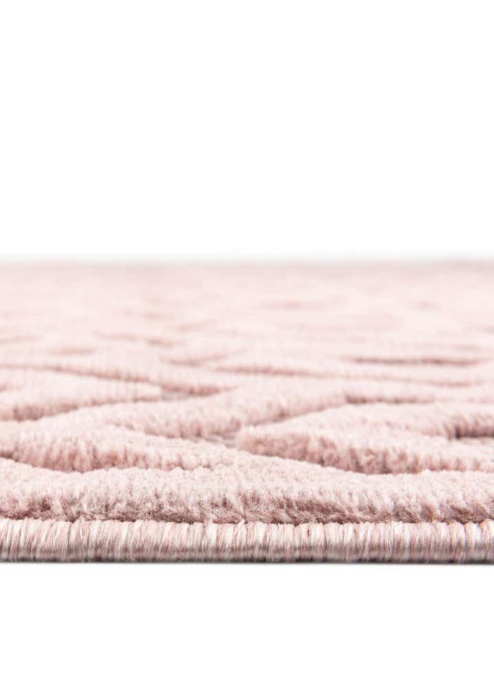 5' 3 x 5' 3 Easy-Clean Trellis Textured Indoor / Outdoor Round Rug