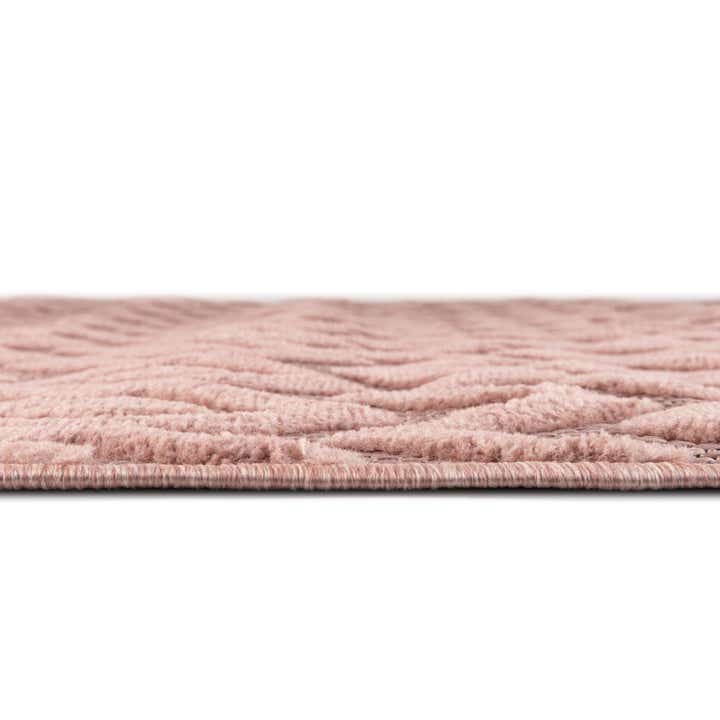 4' x 4' Easy-Clean Trellis Textured Indoor / Outdoor Round Rug