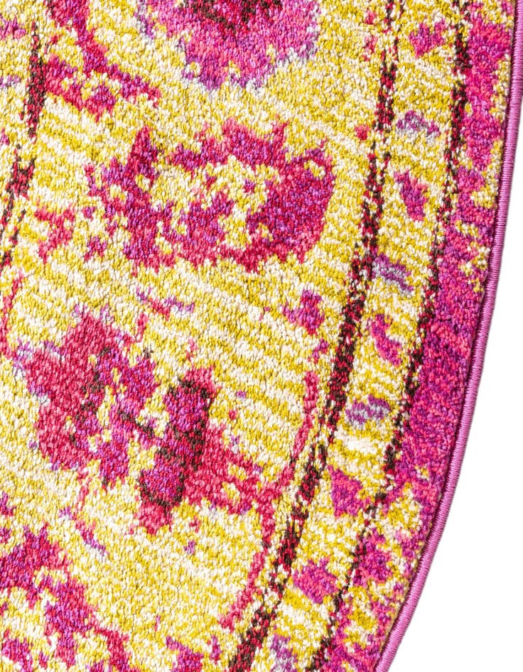 Detail image of 6' x 6'  Washable Palazzo Round Rug