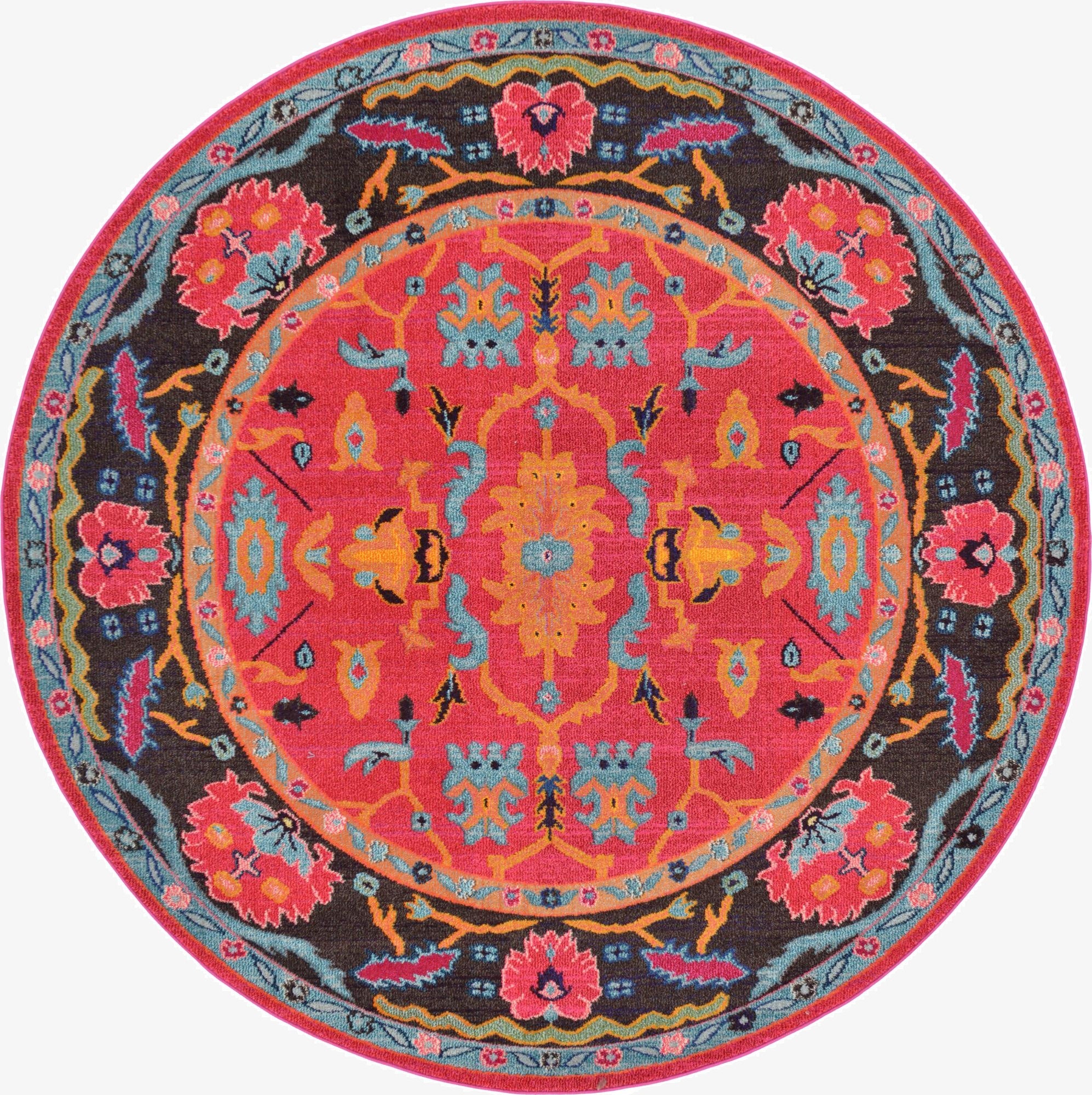 8' x 8'  Washable Palazzo Round Rug