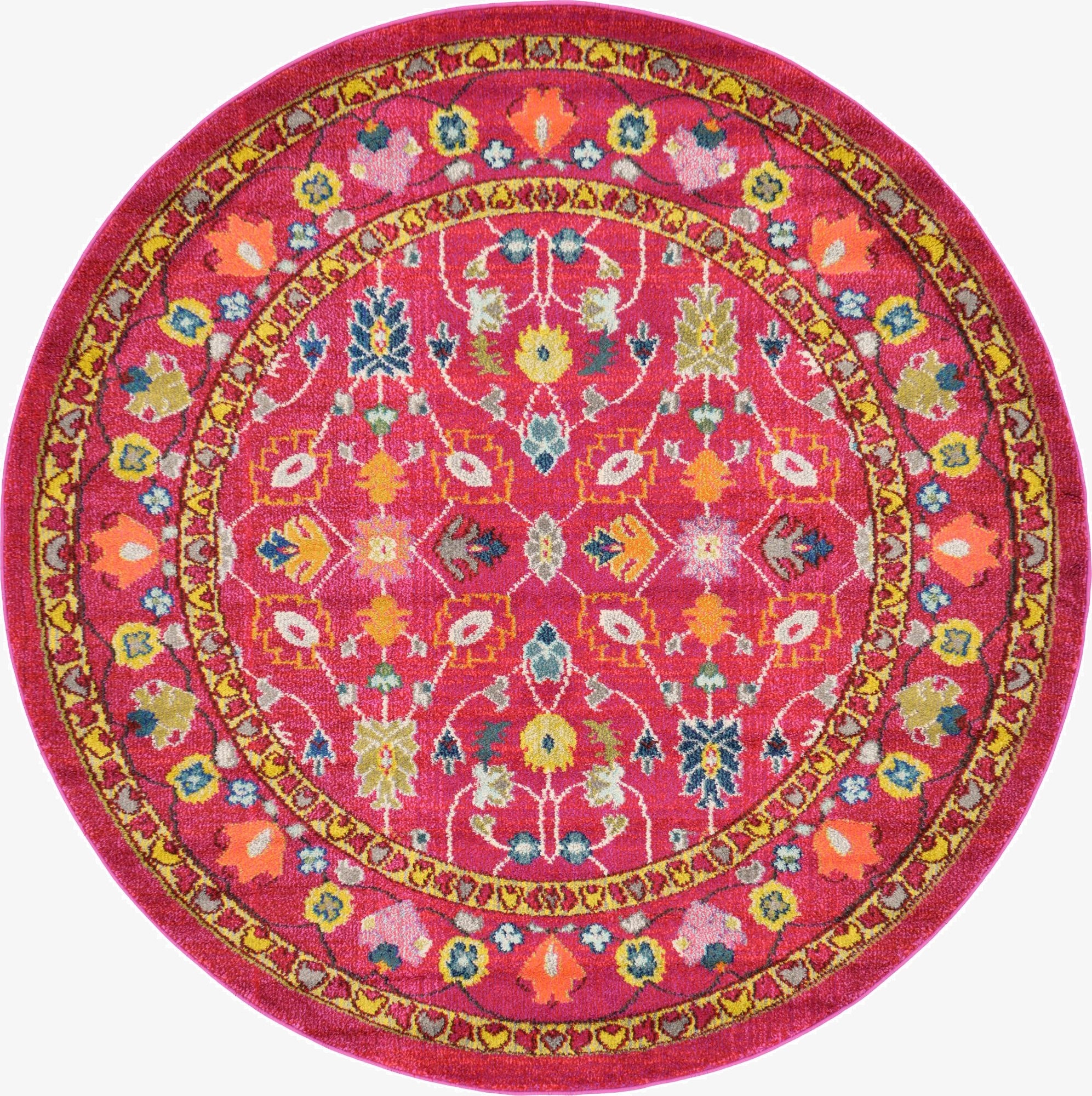 6' x 6'  Washable Palazzo Round Rug