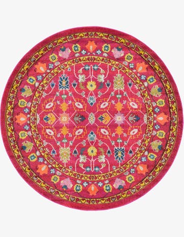 6' x 6' Washable Palazzo Round Rug