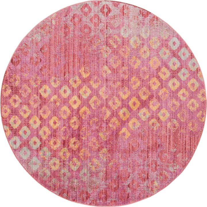 185cm x 185cm Prism Rond Vloerkleed