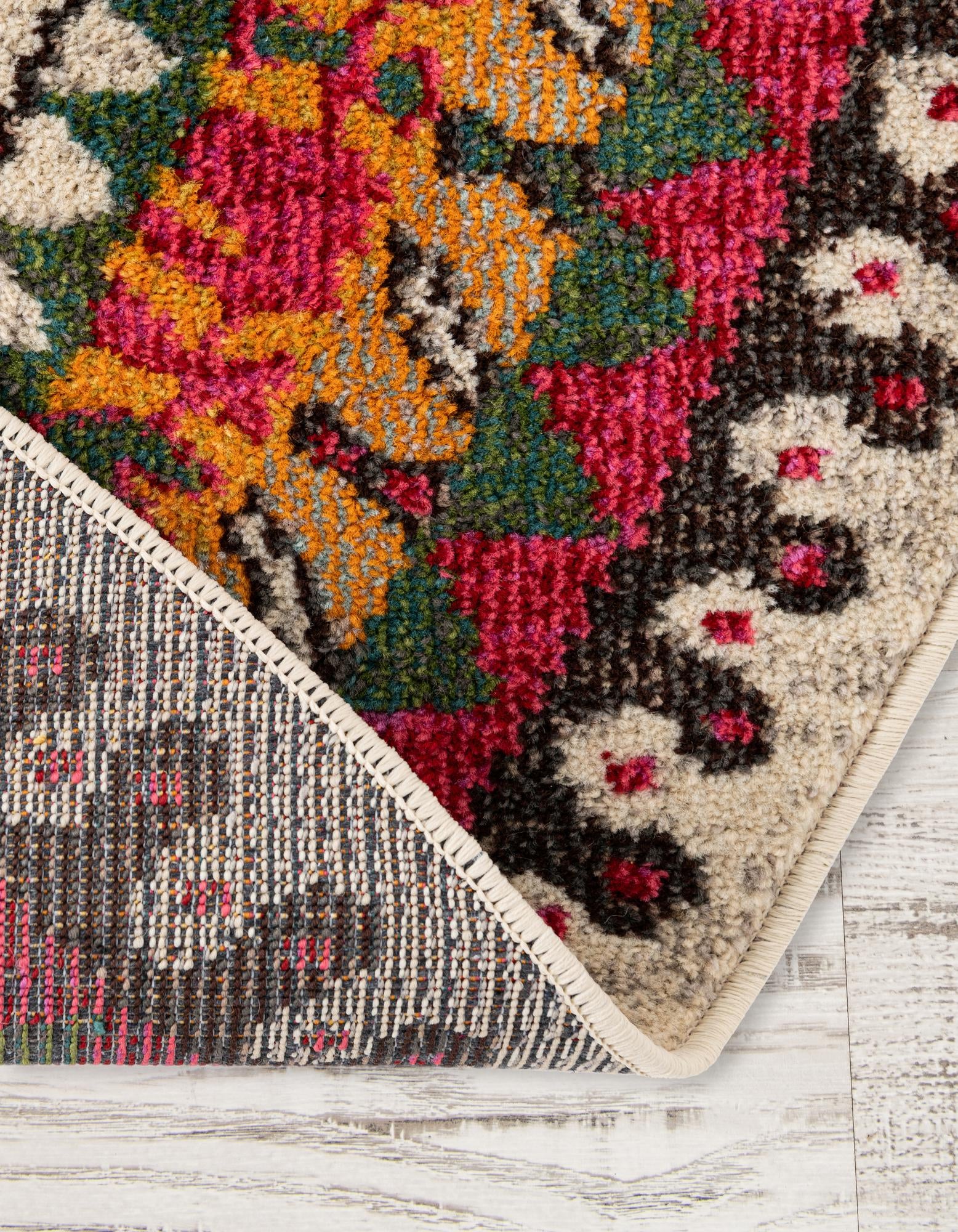 8' x 8' Washable Santa Fe Round Rug