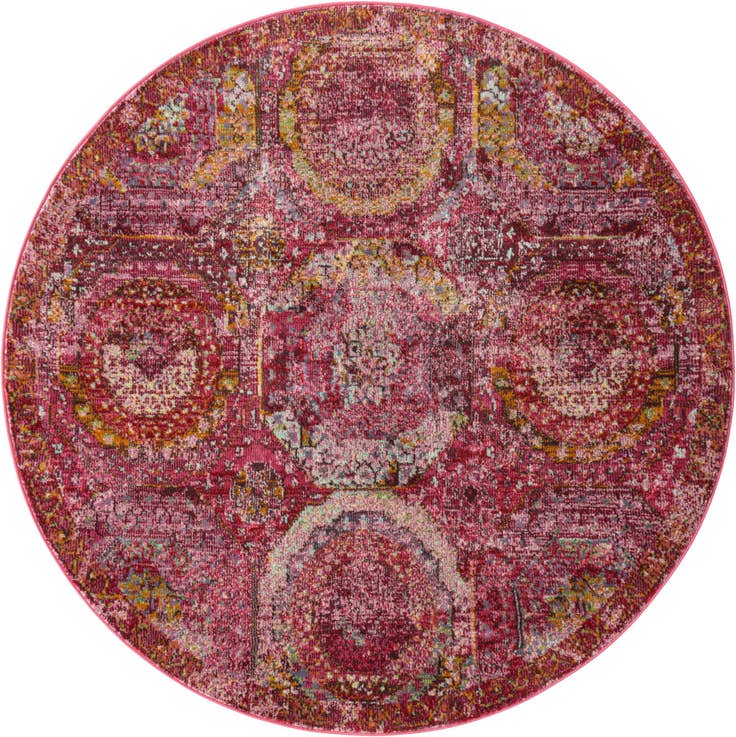 Detail image of 4' x 4' Santiago Round Rug