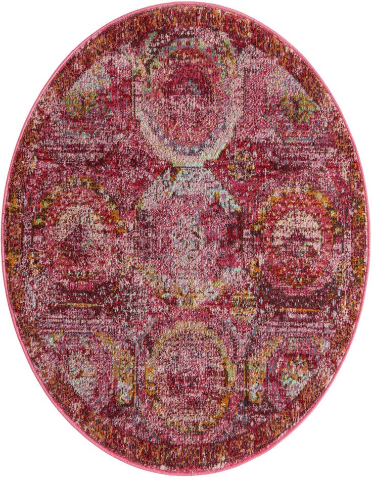 Detail image of 3' 3 x 3' 3 Santiago Round Rug