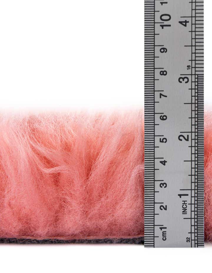 2' x 2' Sheepskin Round Rug