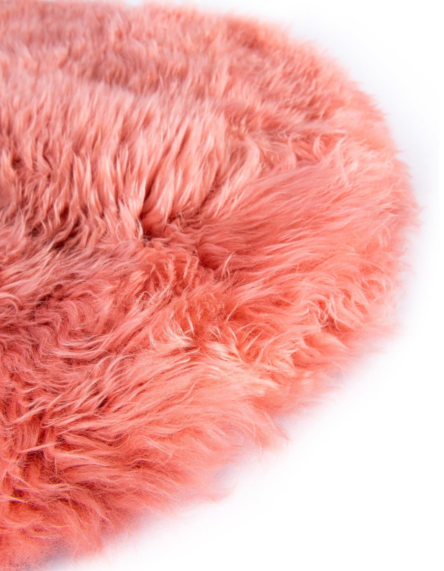 3' x 3' Sheepskin Round Rug