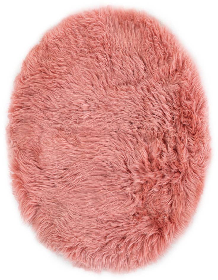 Detail image of 3' x 3' Sheepskin Round Rug