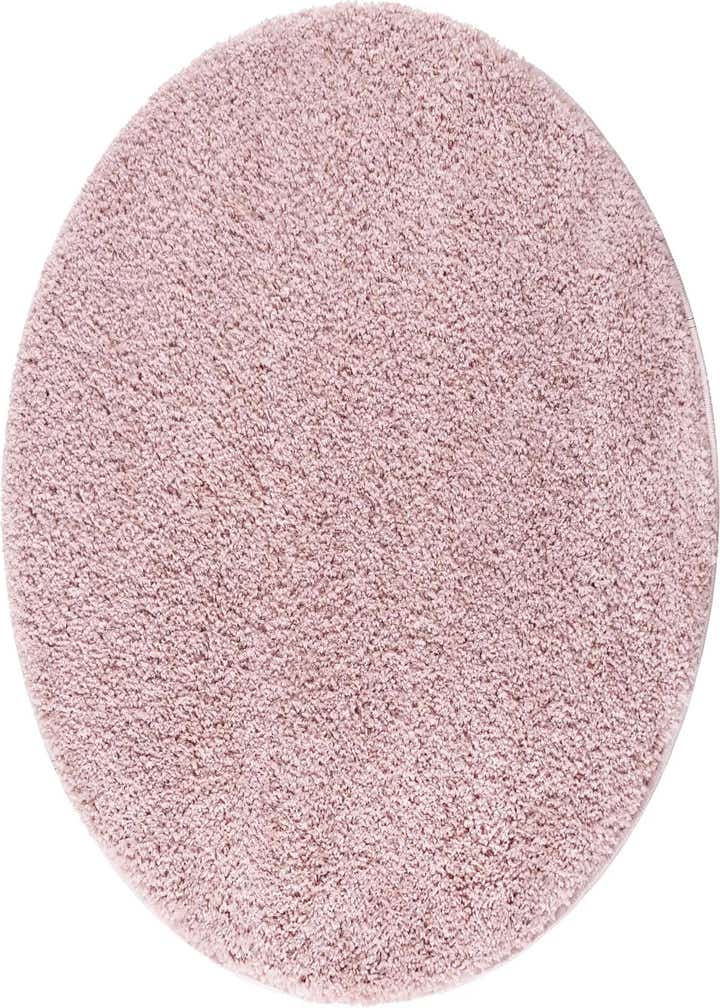 8' x 8' Soft Solid Shag Round Rug