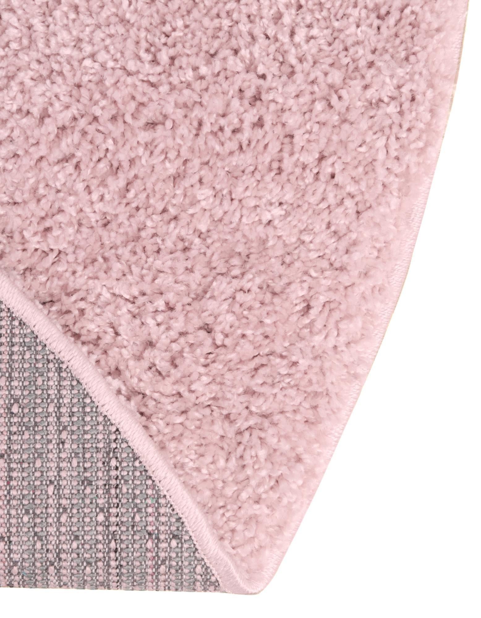 6' x 6' Soft Solid Shag Round Rug