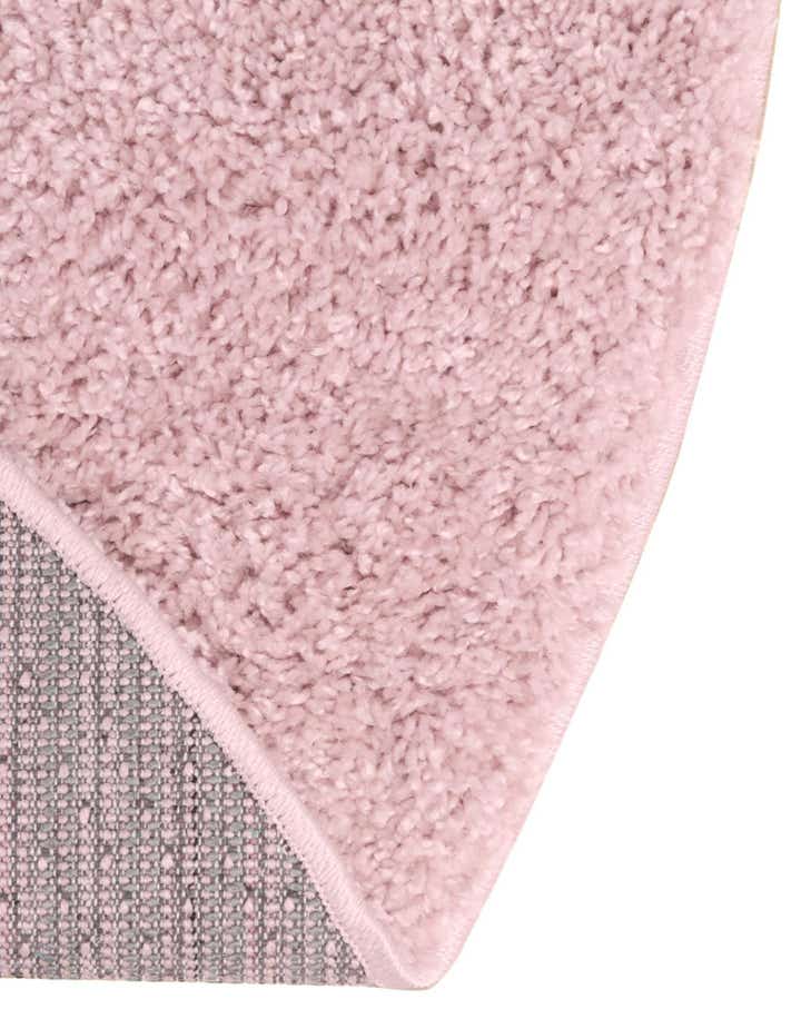 6' x 6' Soft Solid Shag Round Rug