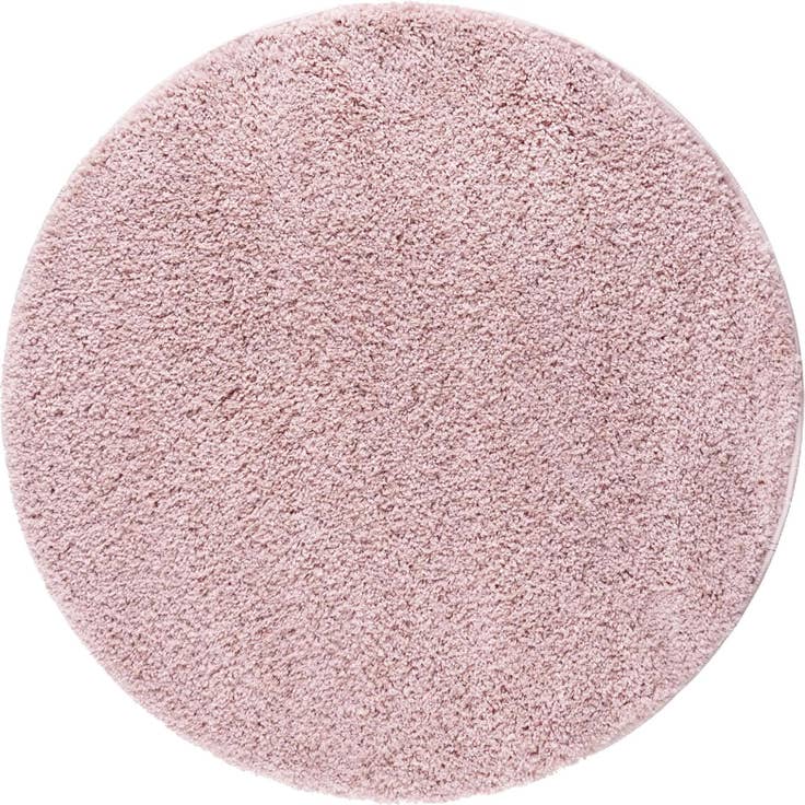 Detail image of 6' x 6' Soft Solid Shag Round Rug
