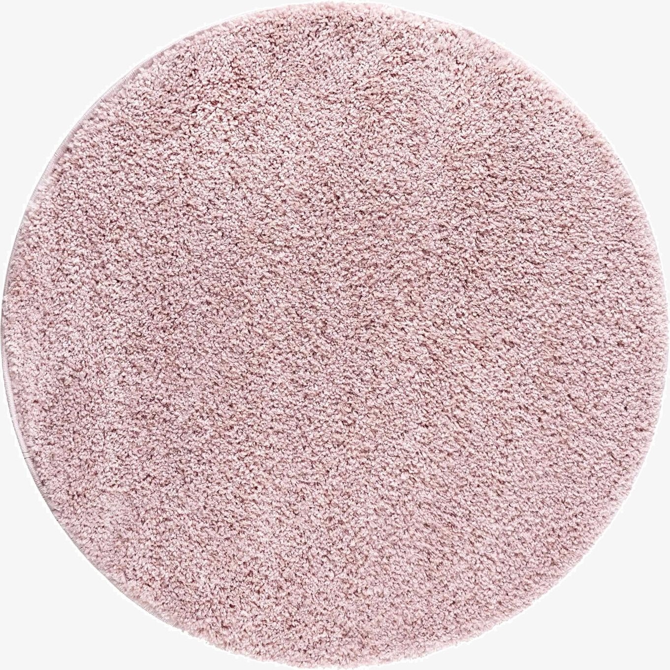 Primary image 4' x 4' Soft Solid Shag Round Rug