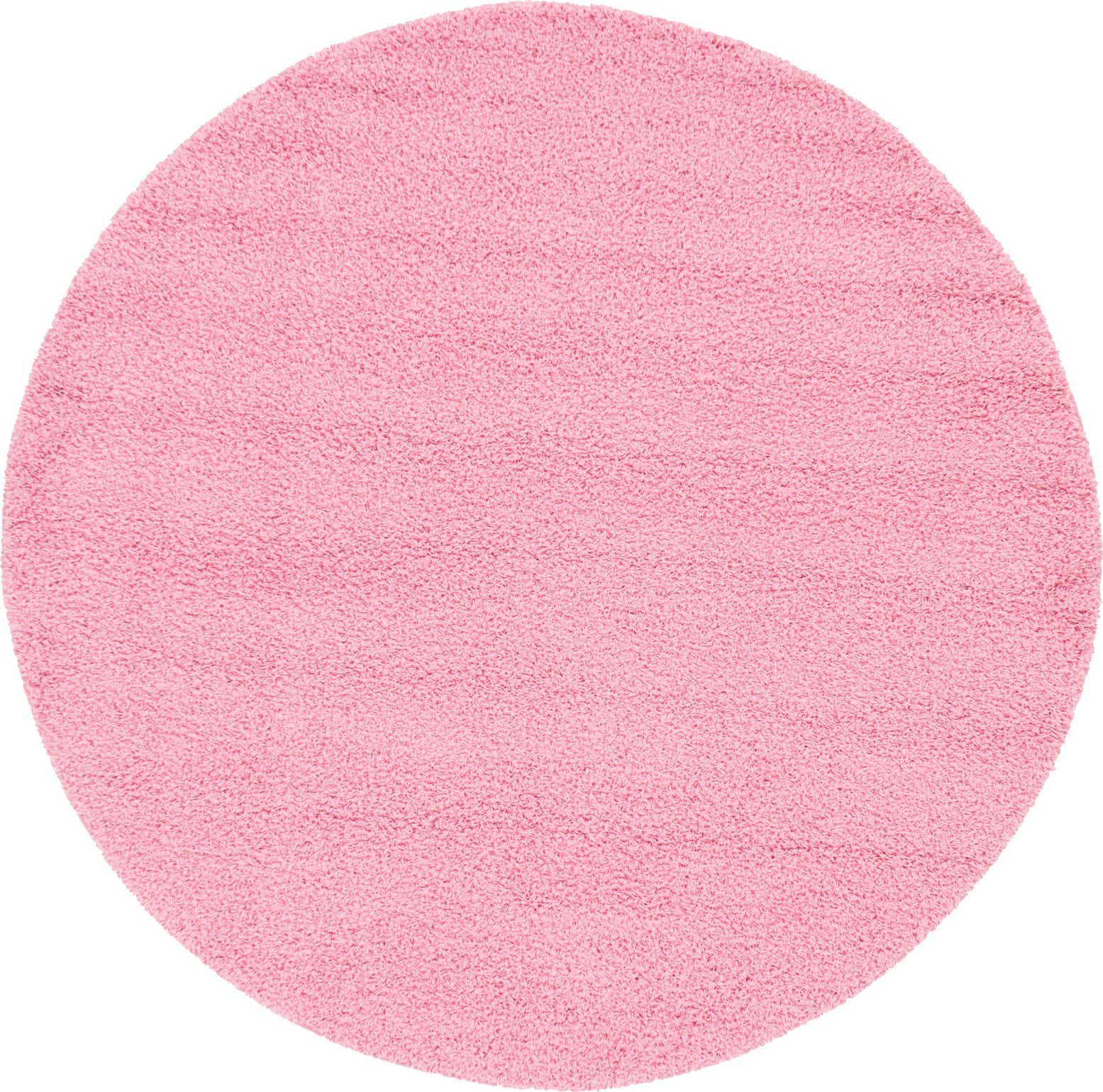 6' x 6' Solid Frieze Round Rug