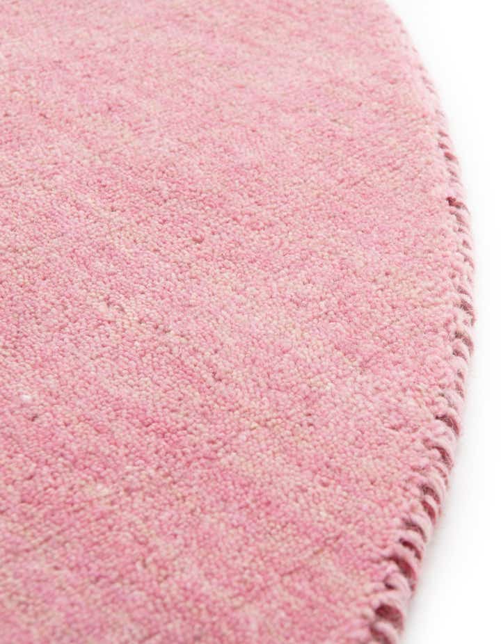 200cm x 200cm Hand Knotted Solid Gabbeh Wool Round Rug