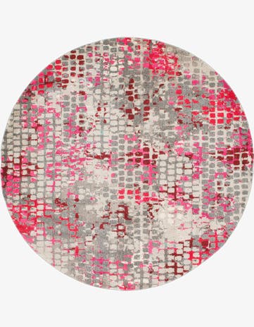 8' x 8' Washable Spectrum Round Rug