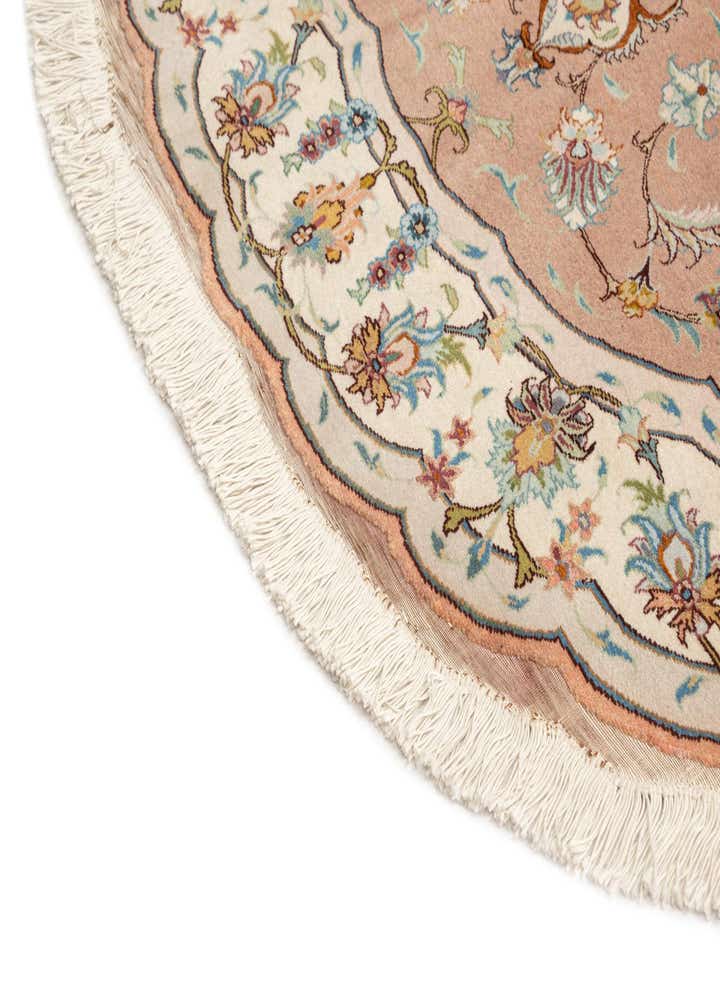 4' 10 x 4' 10 Tabriz Round Rug