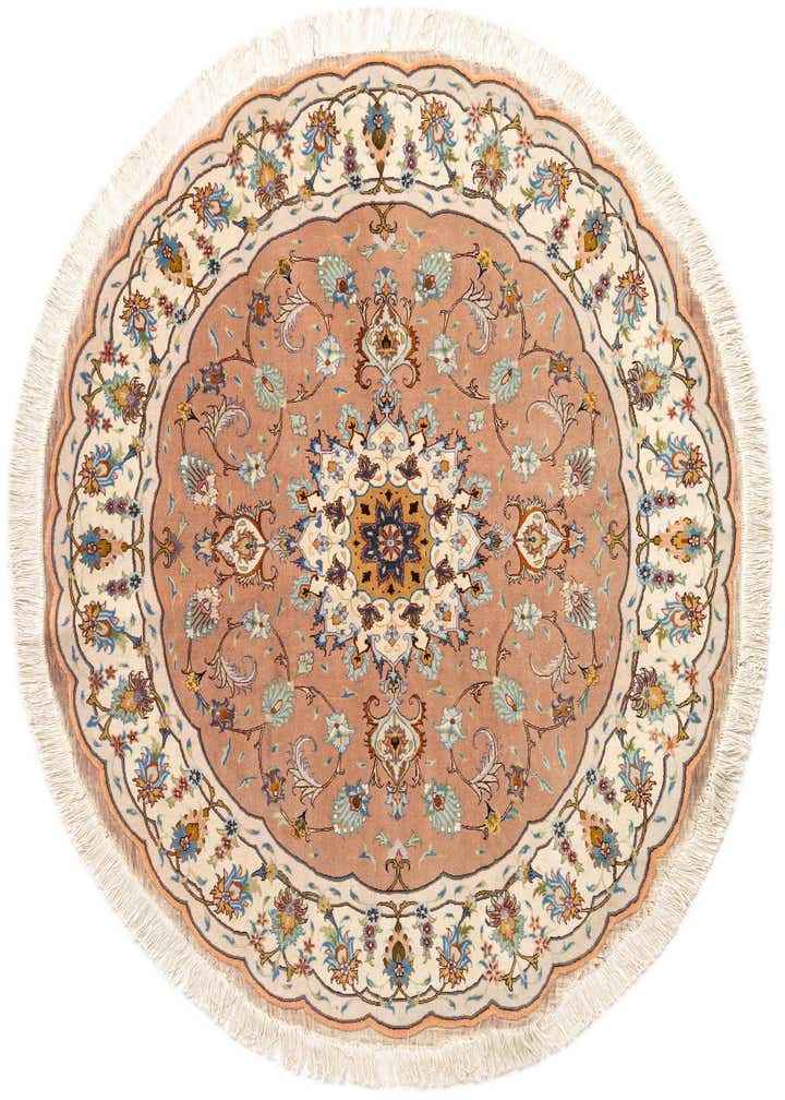 4' 10 x 4' 10 Tabriz Round Rug