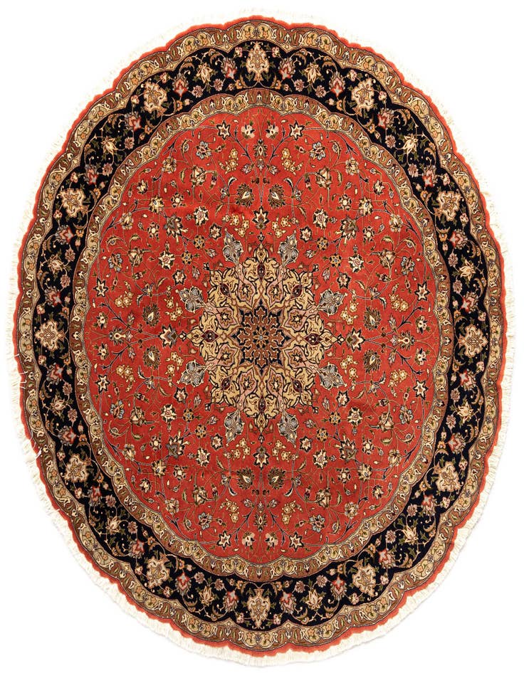 Detail image of 6' 7 x 6' 7 Tabriz Round Rug