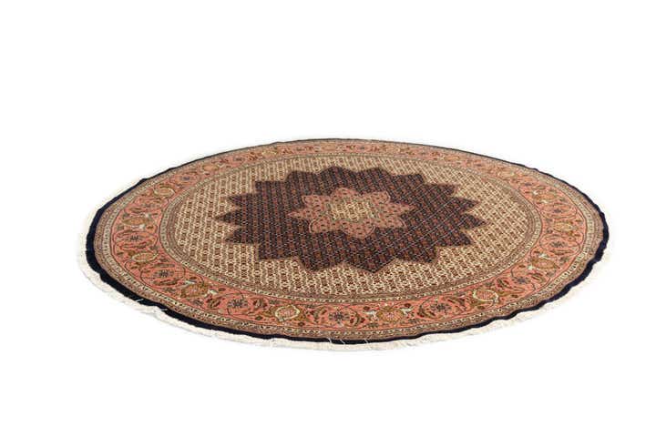 8' 2 x 8' 2 Tabriz Round Rug