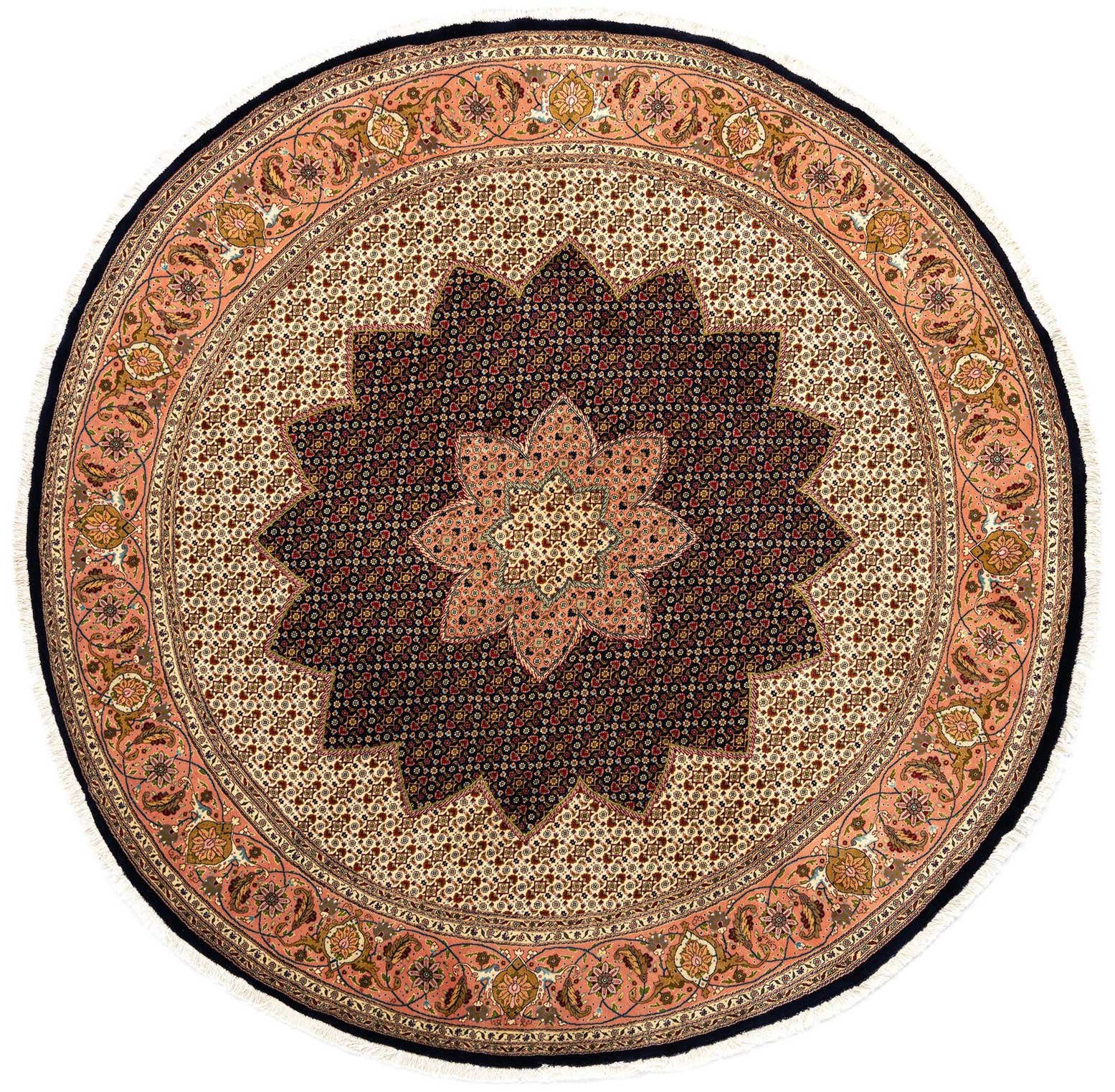 8' 2 x 8' 2 Tabriz Round Rug