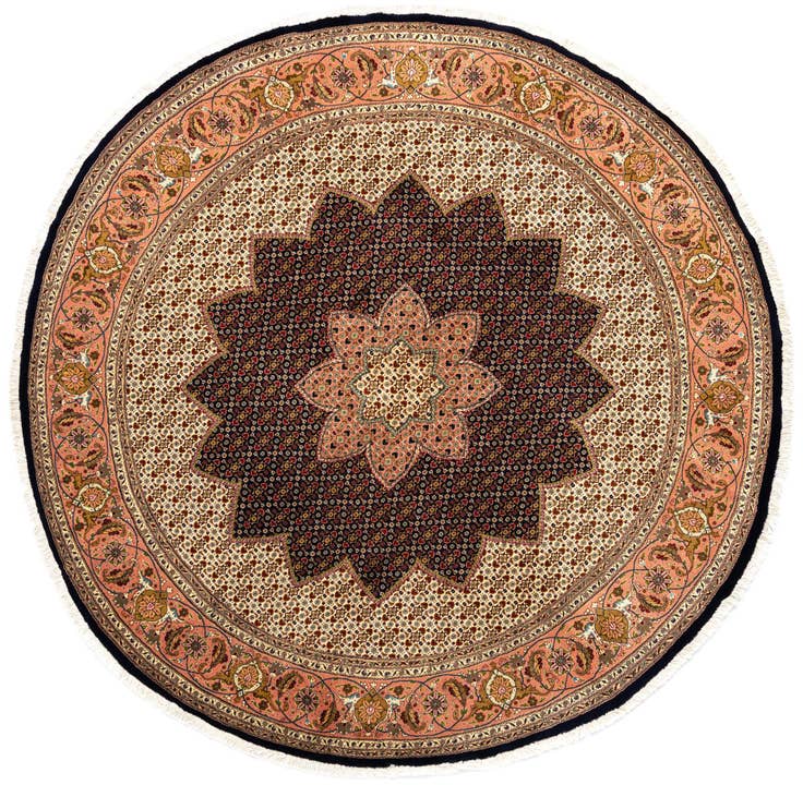 Detail image of 8' 2 x 8' 2 Tabriz Round Rug