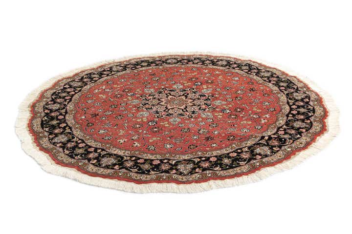 6' 11 x 6' 11 Tabriz Round Rug
