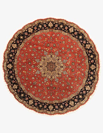 6' 7 x 6' 7 Tabriz Round Rug