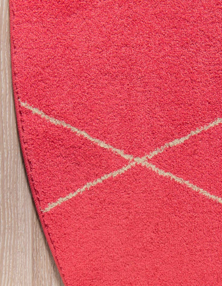 Detail image of 4' x 4' Trellis Frieze Round Rug