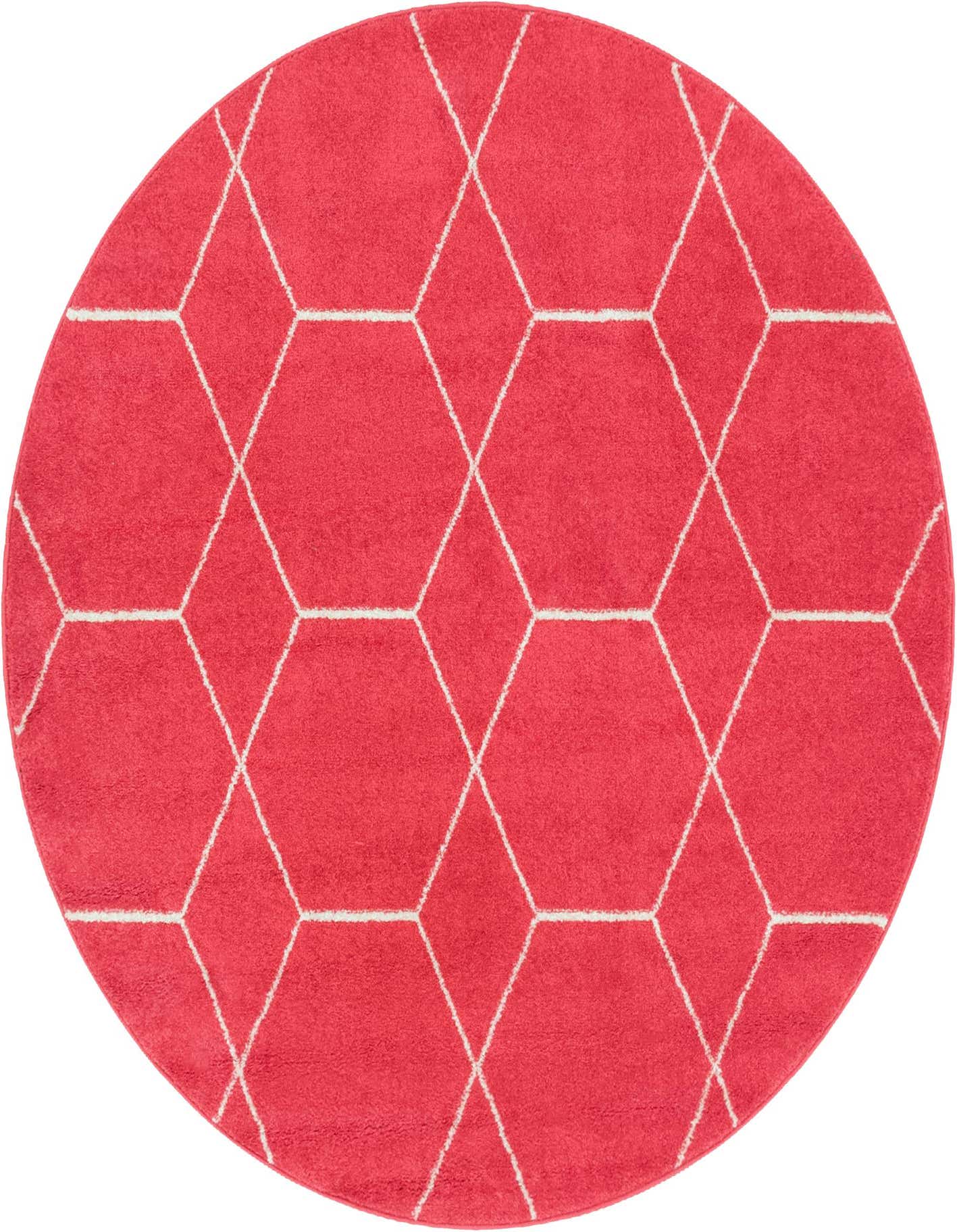 Primary image 5' x 5' Trellis Frieze Round Rug
