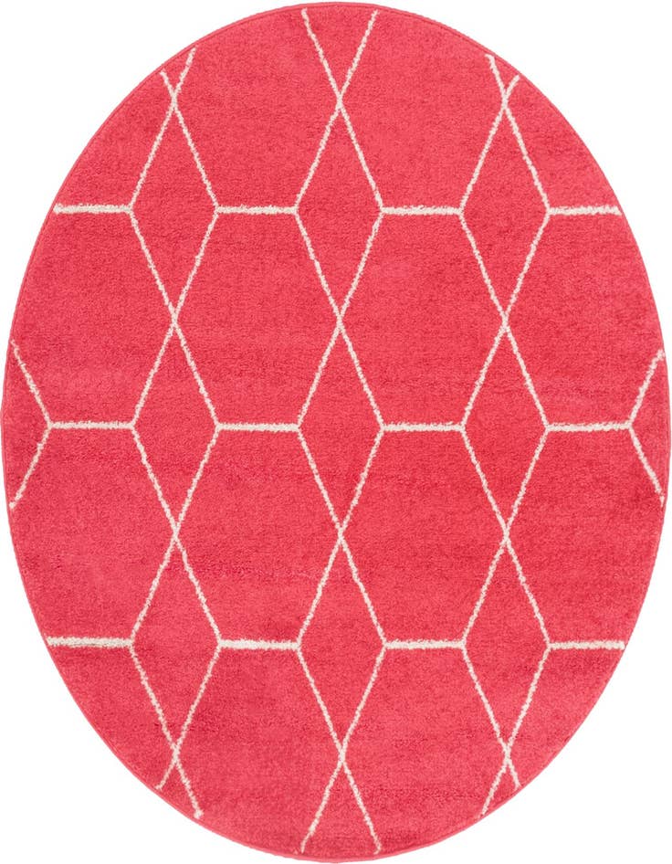 Detail image of 4' x 4' Trellis Frieze Round Rug