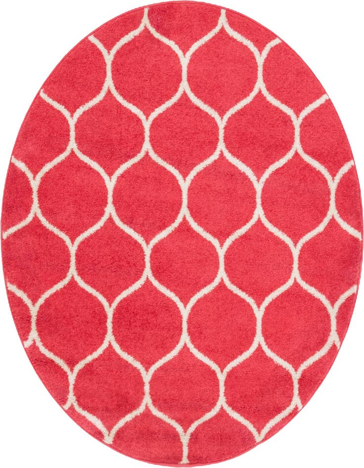 Detail image of 4' x 4' Trellis Frieze Round Rug