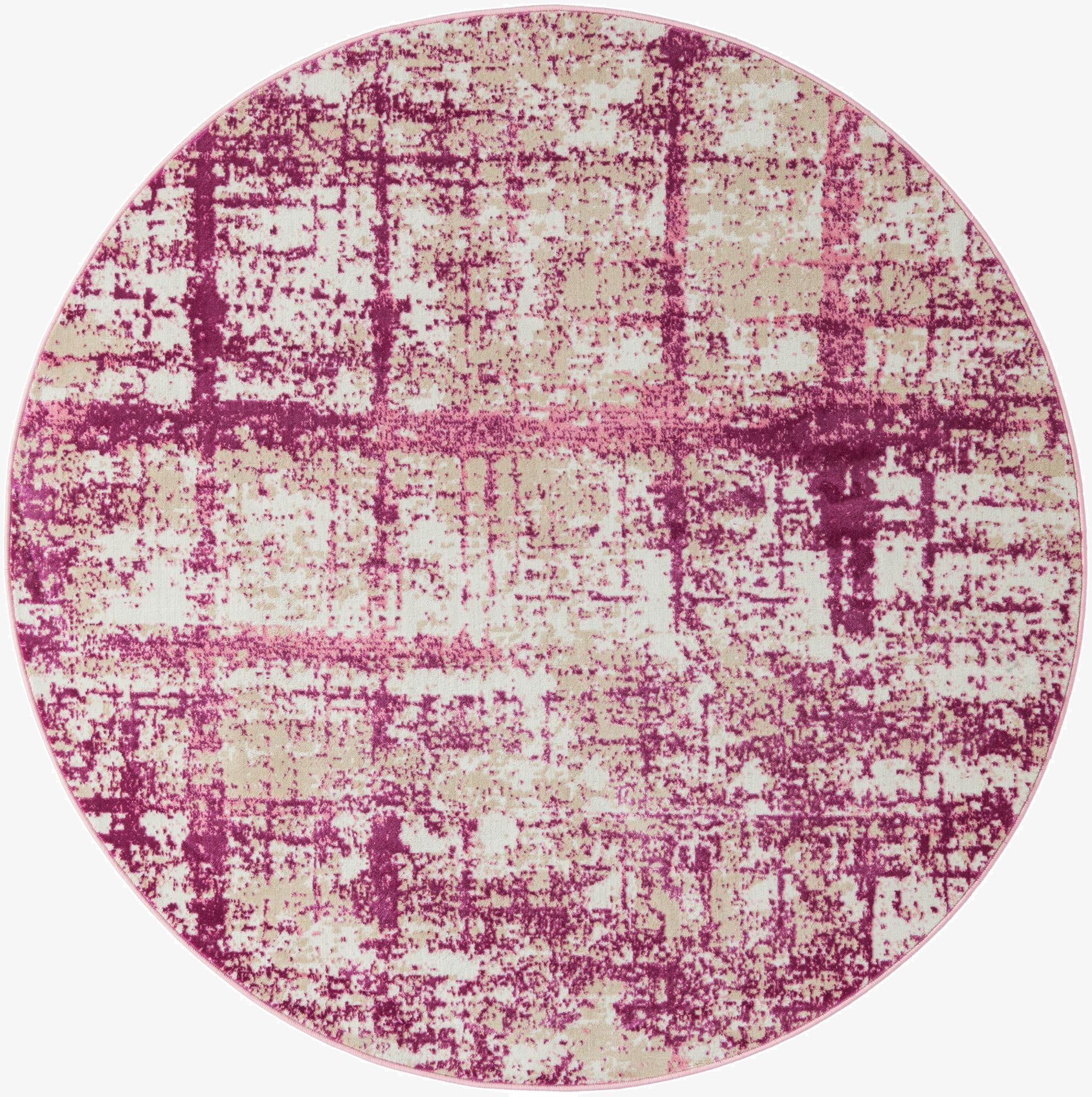 5' 3 x 5' 3 Uptown Lexington Avenue Round Rug