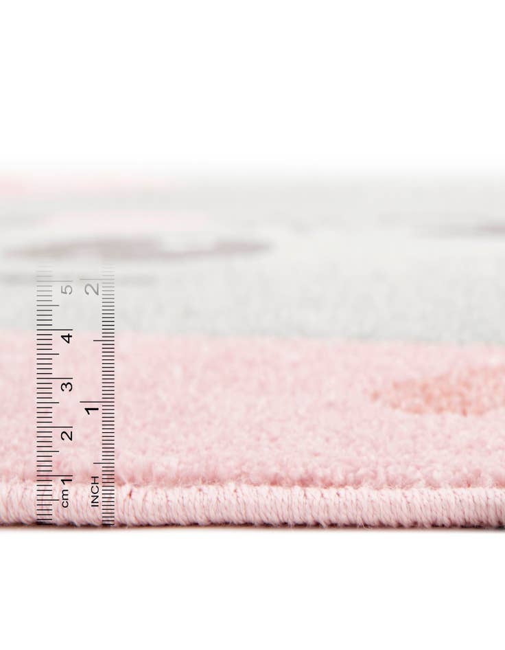 Detail image of 7' 10 x 7' 10 Cat Whimsy Kids Round Rug