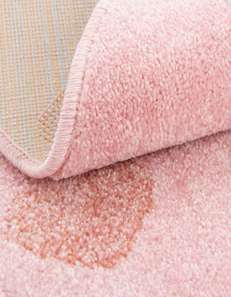 Detail image of 7' 10 x 7' 10 Cat Whimsy Kids Round Rug