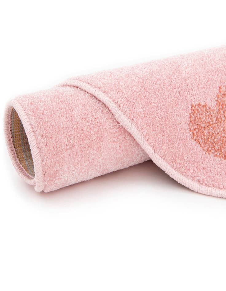 Detail image of 7' 10 x 7' 10 Cat Whimsy Kids Round Rug